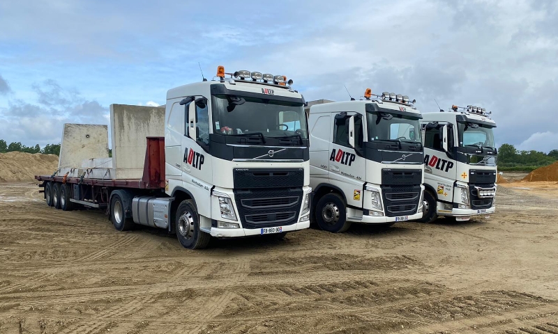 Camions ADLTP pour le service de transport partout en France