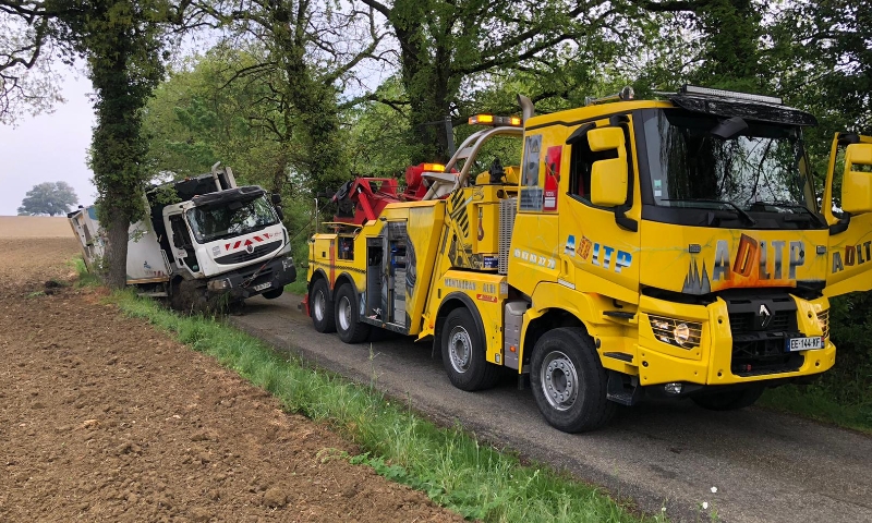 Dépannage d'un camion par ADLTP